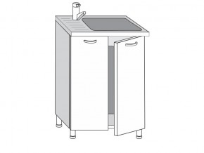 2.60.2м Шкаф-стол на 600мм под врезную мойку с 2-мя дверцами в Еманжелинске - emanzhelinsk.magazin-mebel74.ru | фото