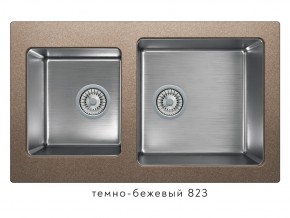 Мойка комбинированная Tolero twist TTS-840 Темно-бежевый 823 в Еманжелинске - emanzhelinsk.magazin-mebel74.ru | фото