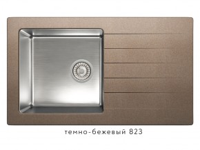 Мойка комбинированная Tolero twist TTS-860 Темно-бежевый 82 в Еманжелинске - emanzhelinsk.magazin-mebel74.ru | фото