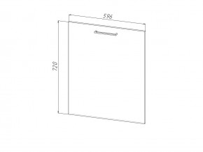 П 60 Комплект для посудомоечной машины 600 мм (цоколь + фасад) ЛДСП в Еманжелинске - emanzhelinsk.magazin-mebel74.ru | фото